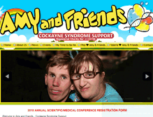 Tablet Screenshot of amyandfriends.org